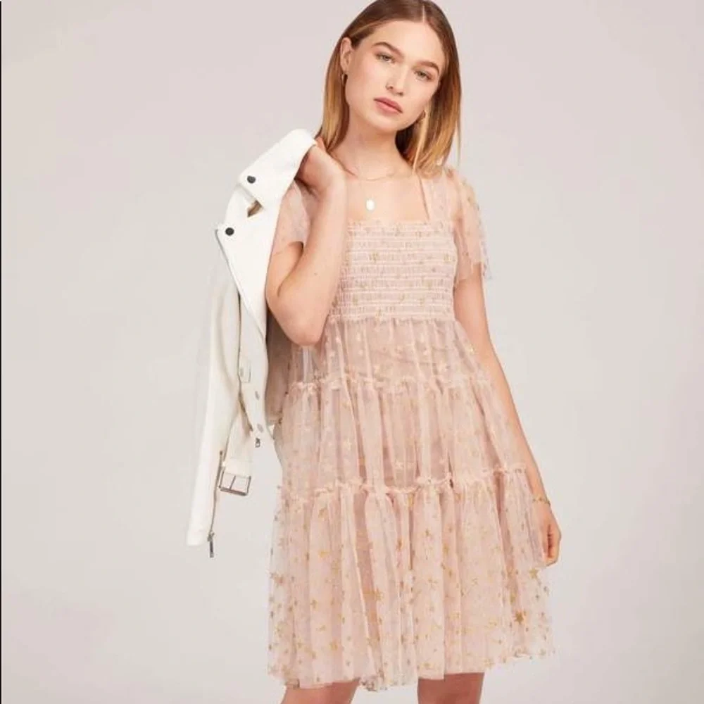 FREE PEOPLE | Starbright Sheer Dress - Picture 4 of 15